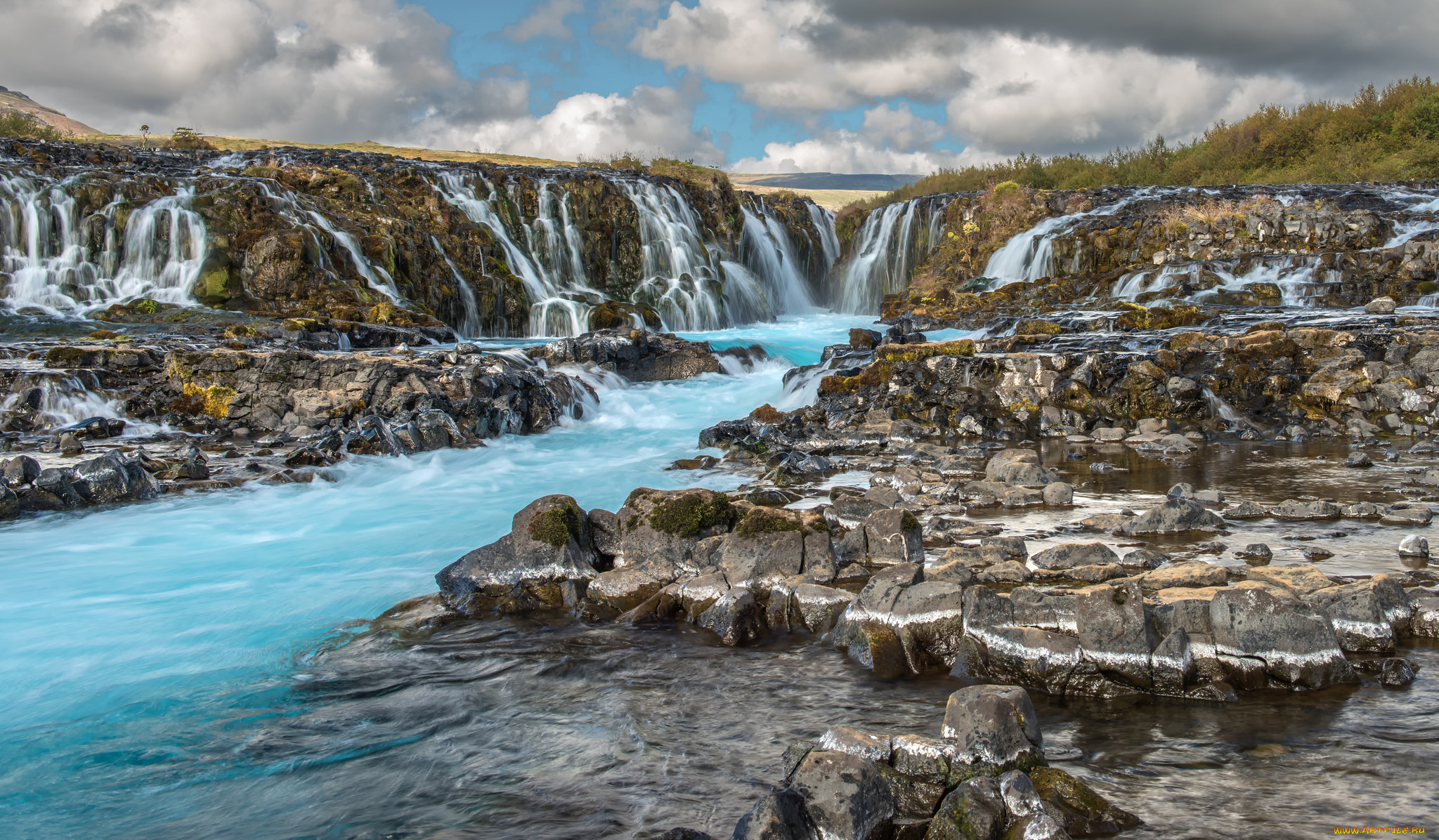 , , water, stream, waterfall, , , , , , leaves, autumn